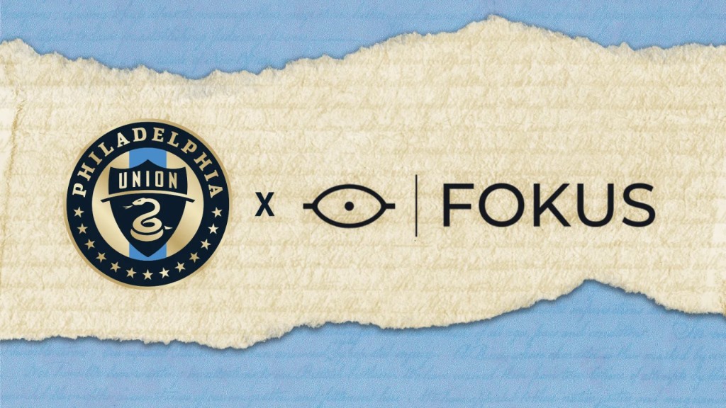 Philadelphia Union och Fokus partnerskapsgrafik
