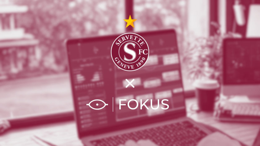 Gráfico del anuncio de alianza entre Servette FC y Fokus